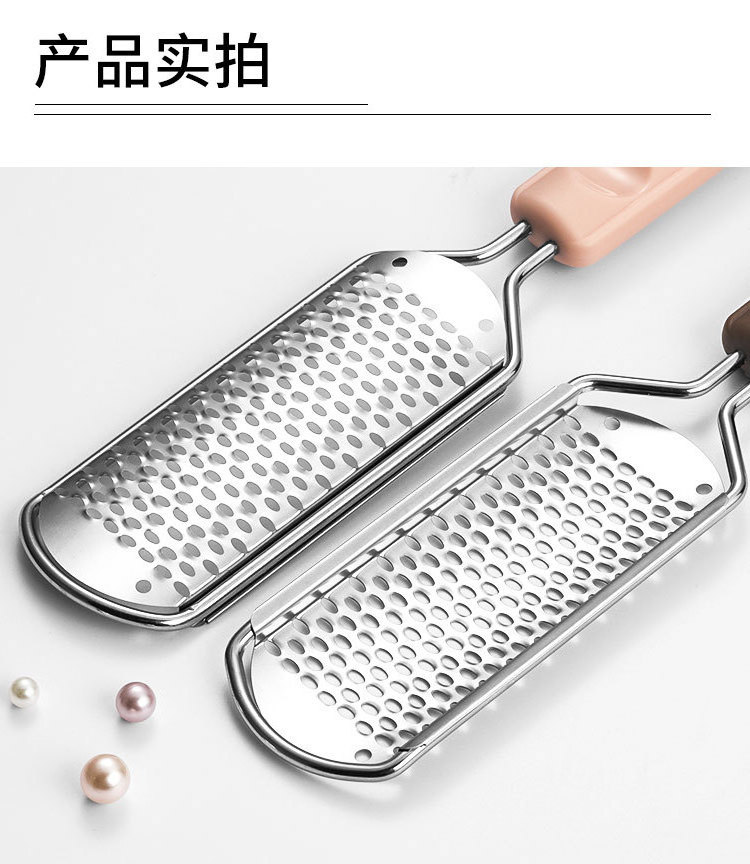 Pedicure Foot File Callus Remover Stainless Steel Foot Scraper Portable Rasp Colossal Foot Grater Scrubber Pro for Wet Dry Feet