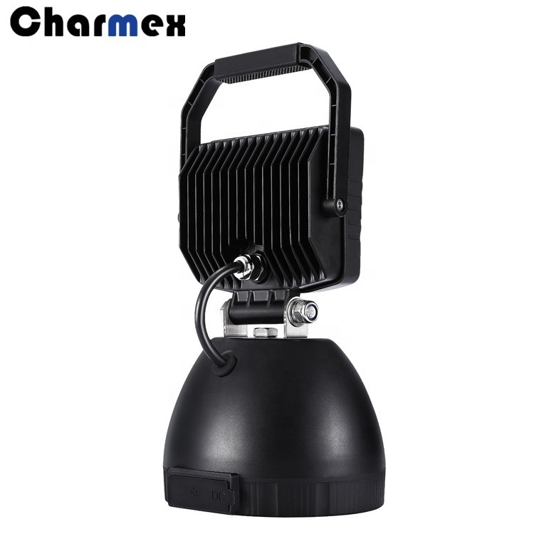 Charmex Portable LED Work Light 27W Rechargeable Outdoor Flood Light 10000mAh Battery