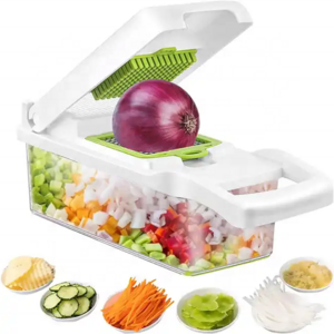 Multifunctional 15 in 1 Professional Food Chopper Kitchen Chopper Onion Chopper Dicer Cutter Egg Slicer Vegetable Slicer