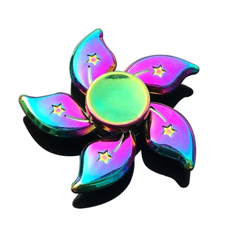 Wholesale colorful fingertip spinner interphalangeal spiral decompression toys fidget finger spinner