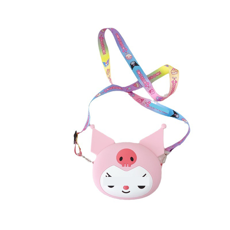 Hejin Wholesale New Cute Silicone Girls Crossbody Bag One Shoulder Can Hold Coin Cartoon Fashion Princess Bag