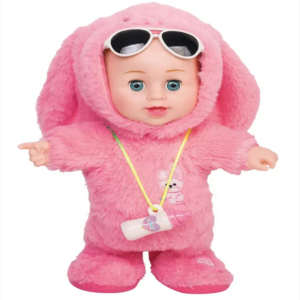 2024 Walk induction baby feeding bottle doll interactive Children's electric plush doll walk kids toy