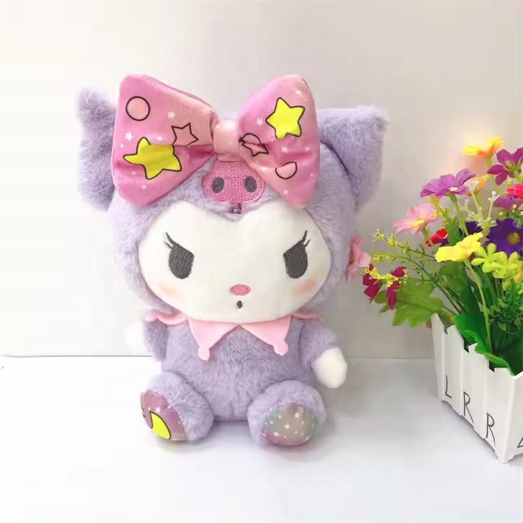 Wholesale Anime Figure Kuromi Plush Stuffed Plush Toy Animal My Melody Japan kt cat Plush Toy