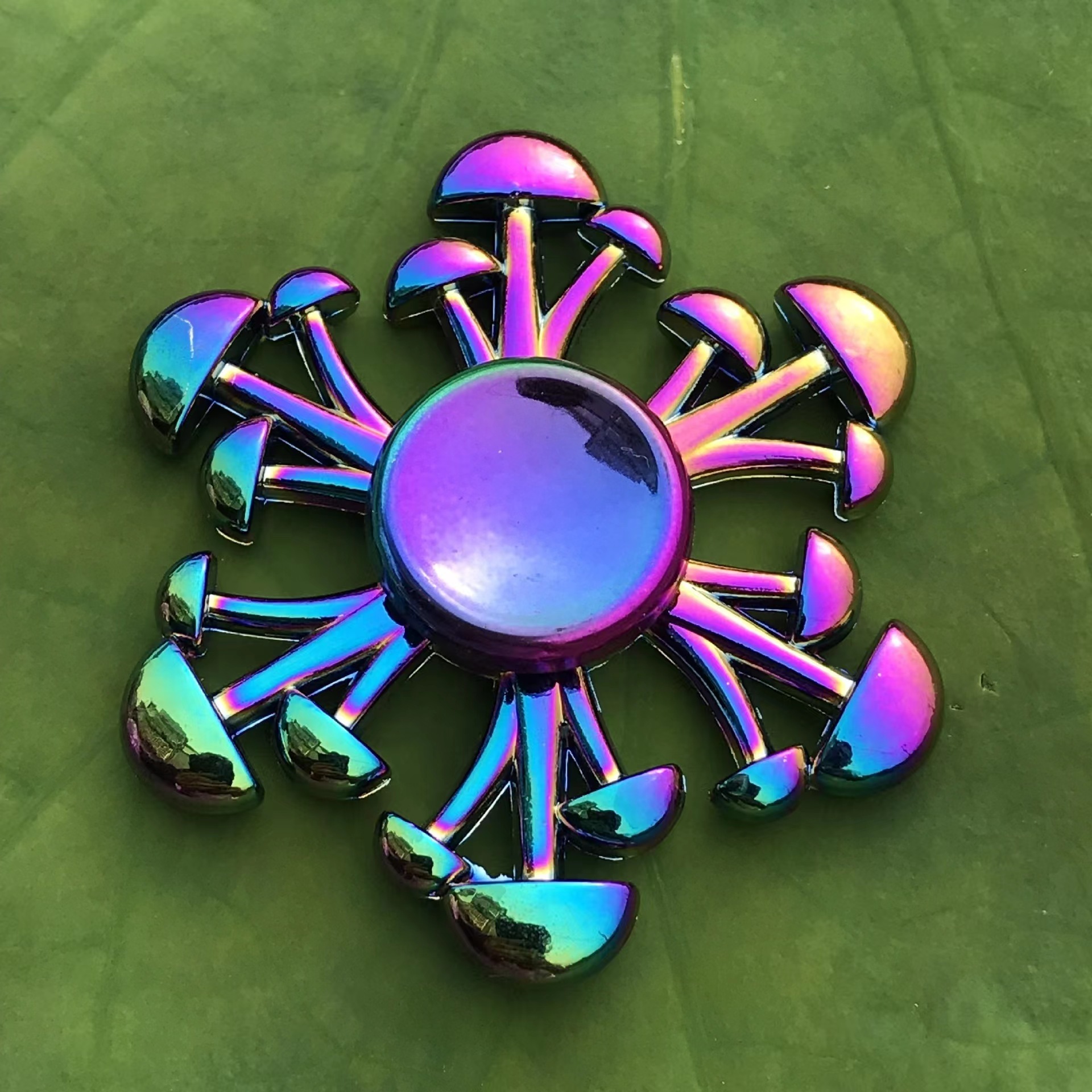 Wholesale colorful fingertip spinner interphalangeal spiral decompression toys fidget finger spinner