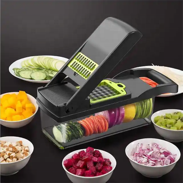 Multifunctional 15 in 1 Professional Food Chopper Kitchen Chopper Onion Chopper Dicer Cutter Egg Slicer Vegetable Slicer