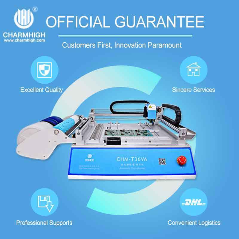 Electronics Production Machinery Charmhigh CHM-T36VA Desktop Smt SMD Pick and Place Machine For Smt Pcb Production