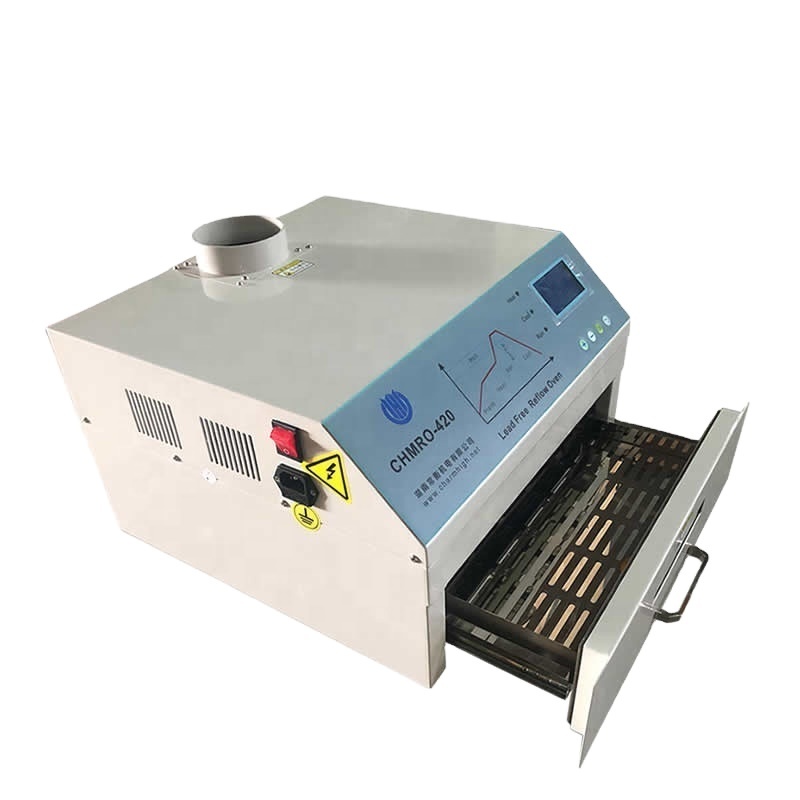 charmhigh  CHMRO-420 Discount 2500w Mini desktop Reflow Oven 270*270mm Hot air / Infrared BGA SMD SMT Rework Station