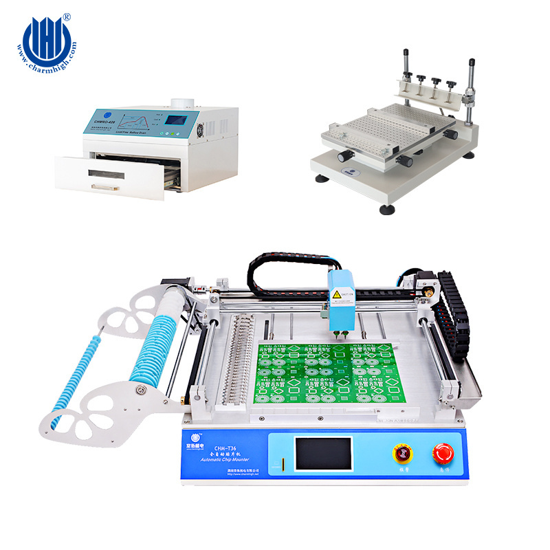 Electronic Products Machinery With 29 feeders and Cheapest Price SMT pick and place machine smd led machine small automatic led