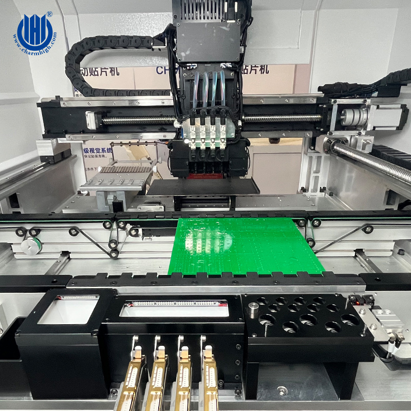 Newest Charmhigh CHM-551 Automatic nozzle change pcb led smd smt High accuracy pick and place machine