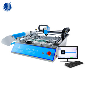 Electronics Production Machinery Charmhigh CHM-T36VA Desktop Smt SMD Pick and Place Machine For Smt Pcb Production