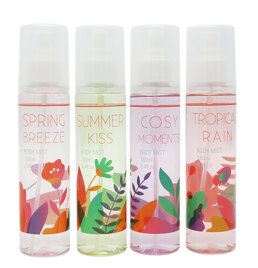 Summer Citrus Perfume  Glass bottle Perfume set 15ml cherry peach perfume mist and body spray for home scents and spa works