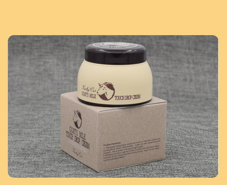 Hot Sale Wholesale Goat Milk Cream Smooth Skin Nourishment Moisturizing Facial Repair Anti Acne Korean Facial Cream