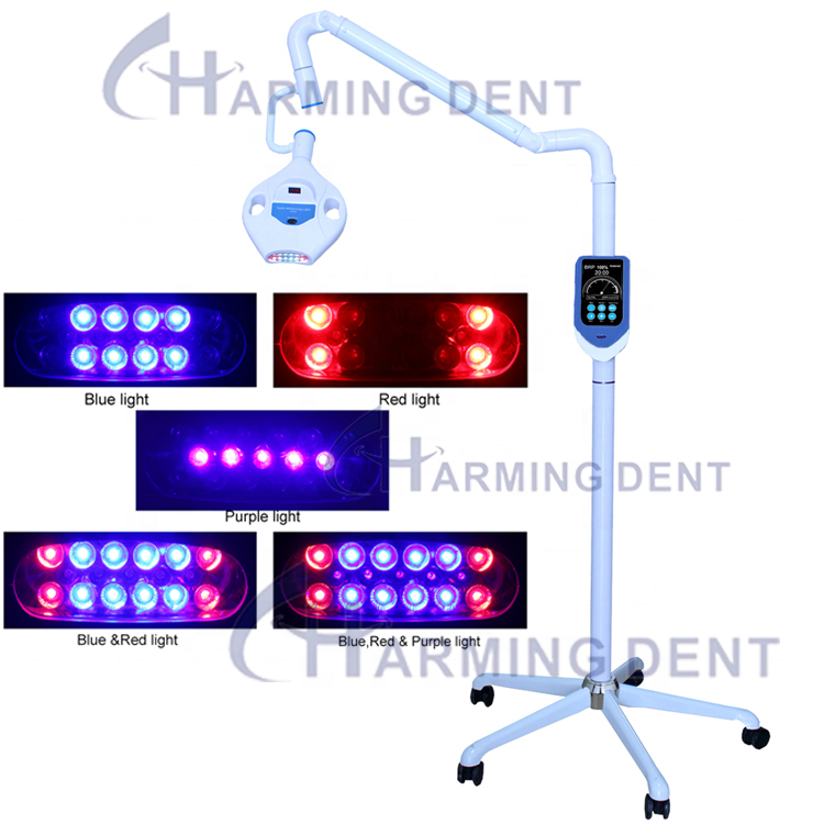 New design 17 LEDs dental teeth whitening light LED bleaching/3 colors dental bleaching machine dental teeth whitening LED lamp