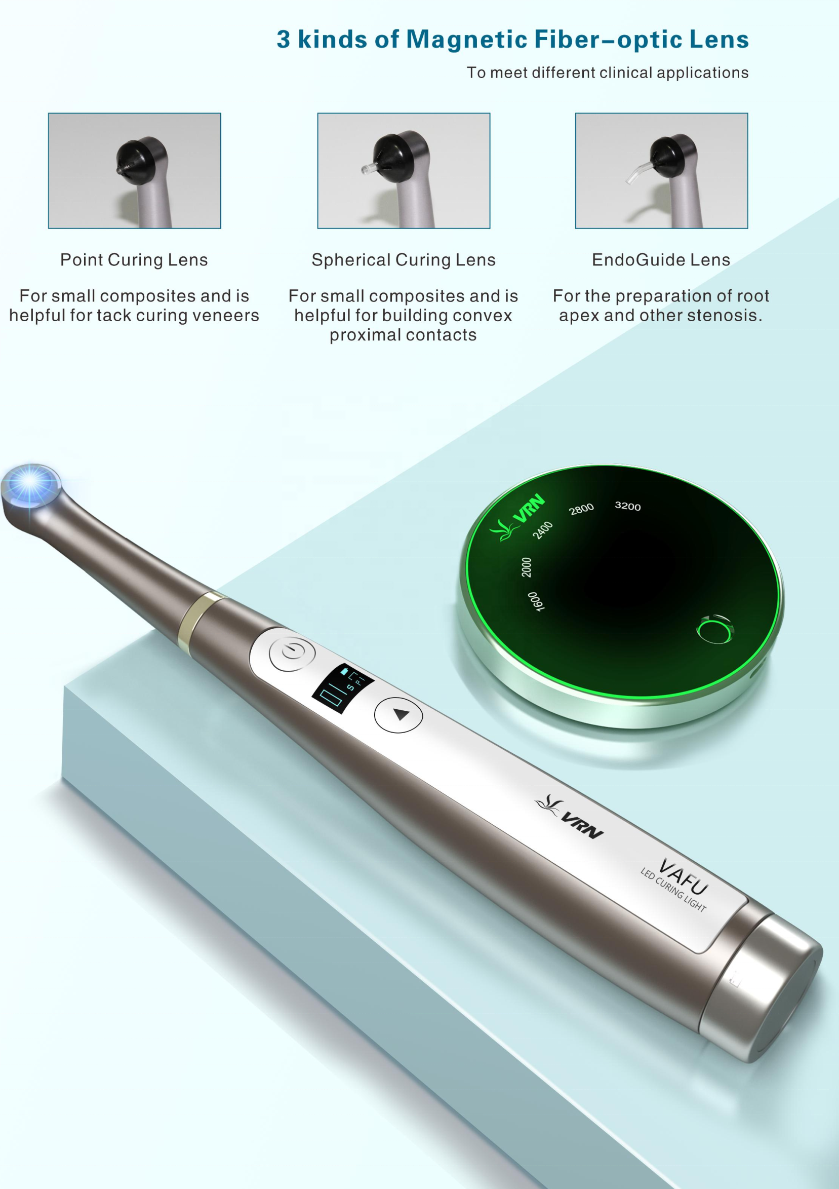 Dental equipment curing light LED cure lamp one second VALO led with caries detection/Light cure adhesive composite orthodontics