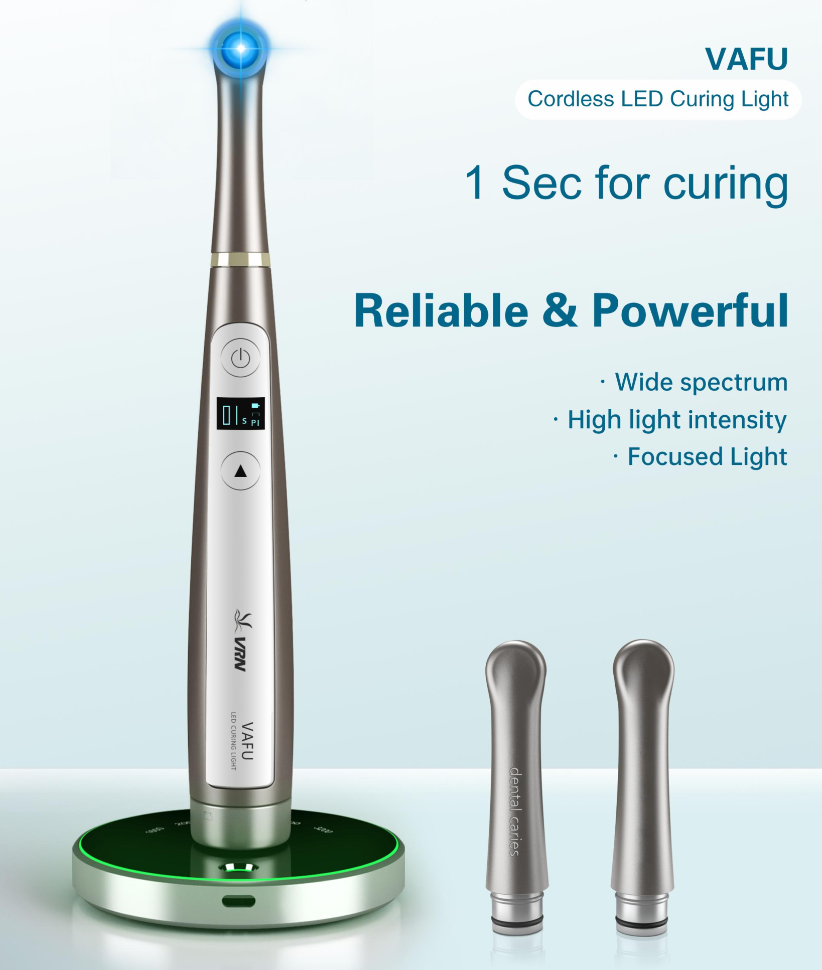 Dental equipment curing light LED cure lamp one second VALO led with caries detection/Light cure adhesive composite orthodontics