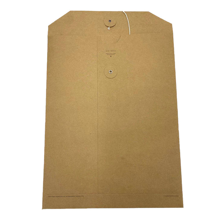 Professional Factory Custom Envelopes UV Logo Kraft Packaging Envelopes