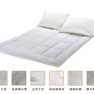 Wholesale Mattress Topper Down Stuff and Cotton Fabric Cover Goose /duck Feather for Home /hotel Bed with White Home Furniture