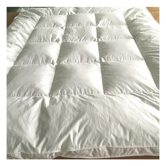 Best selling cotton fabric down and feather filled bed mattress topper with cheap price