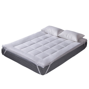 Best selling cotton fabric down and feather filled bed mattress topper with cheap price