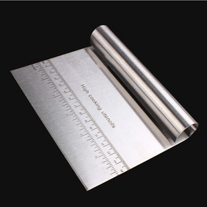 Dough Scraper Stainless Steel,Metal Scraper Cake Dough