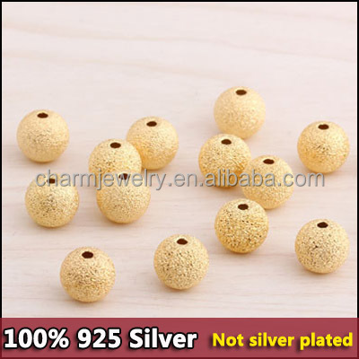 sef055 DIY jewelry Accessories Wholesale 925 sterling silver european beads 3/4/5/6/7/8mm round shape bead