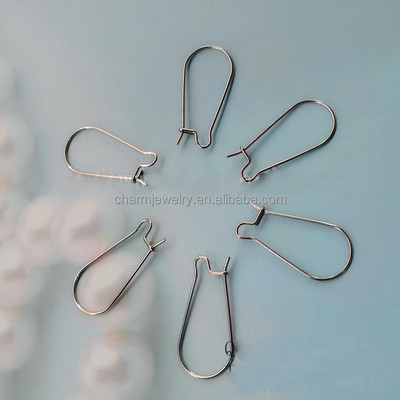 BXG014 316 Stainless Steel Earring Hooks Jewelry Findings & Components lever back hook