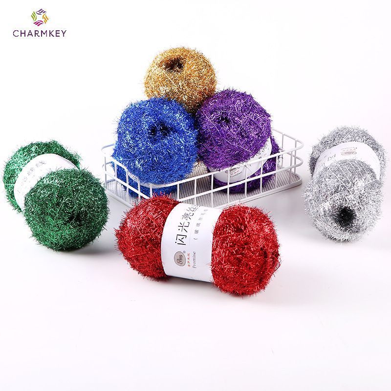 Wholesale New Arrival 100% Polyester 100g Dishwashing Yarn Shiny Scrub Yarn for clean and DIY craft