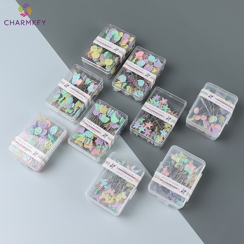 Charmkey Colored Stainless Steel Pin Safety Needle Sewing Tool Mark Buckle Anti-release Buckle Pin