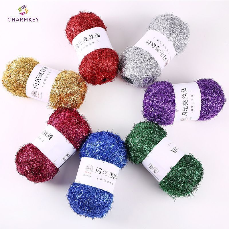 Wholesale New Arrival 100% Polyester 100g Dishwashing Yarn Shiny Scrub Yarn for clean and DIY craft