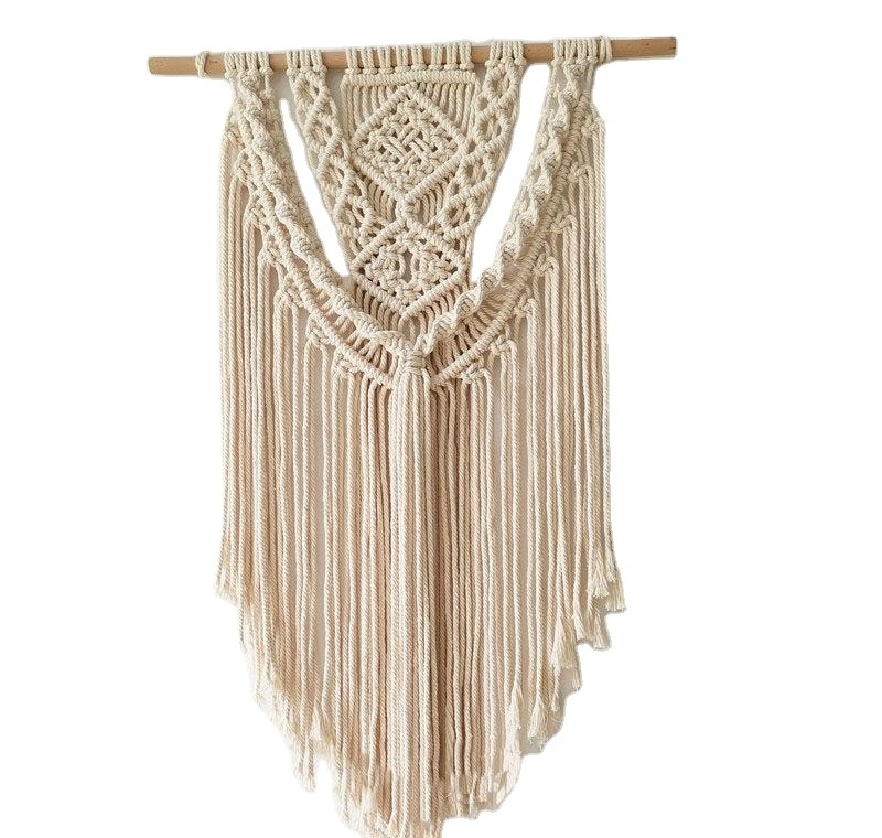 popular Hot Sale Macrame Wall Hanging Small Art Woven Wall Decor Boho Chic Home Decoration,TOYS0043