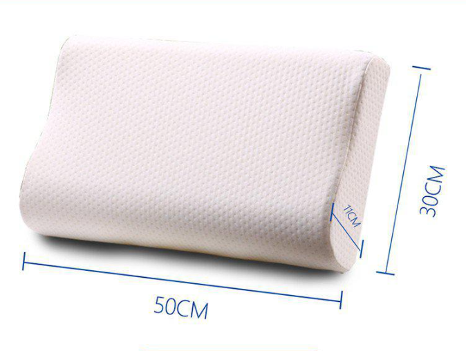 Popular Adjustable wave Memory Foam Pillow Neck Contour Orthopedic Cervical Sleep Memory Foam Pillow