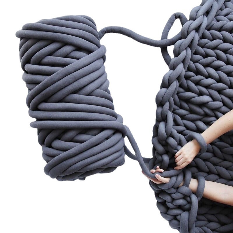 Cheap Price Hollow Giant Tubular Tube Chunky Jumbo Yarn for Blanket