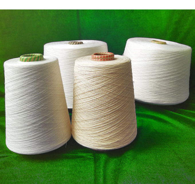 High Quality Open End Spinning 20s 100%Cotton Raw White For Bleaching And Dyeing Weaving Cotton Combed Yarn