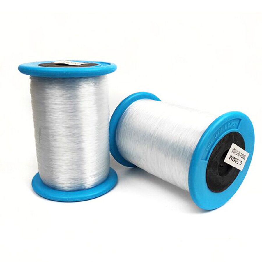 wholesale 0.2-1mm high strength bonded nylon sewing thread,nylon transparent thread for sewing