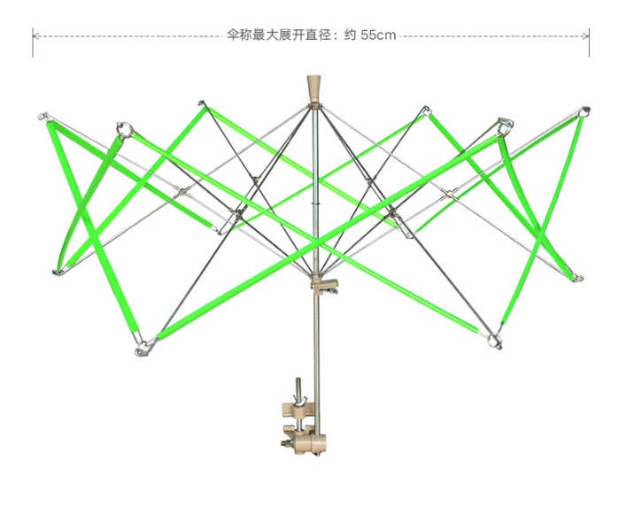 Charmkey Adjustable Yarn Knitting Umbrella Skein Holder Patchwork Thread Winder Swift Wool String Stainless Steel Sewing Tool