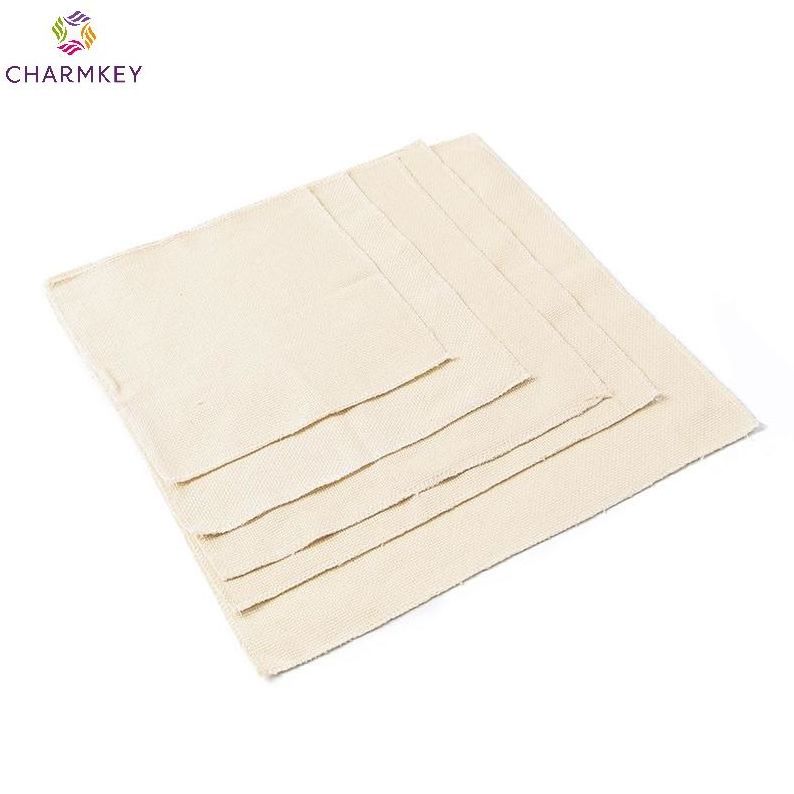 Charmkey 100% cotton tufting cloth fabric for DIY material embroidered cloth