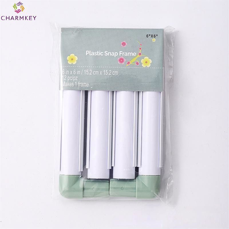 High Quality Cheap price Square clip-on embroidery eco-friendly plastic cross stitch tool PVC embroidery frame