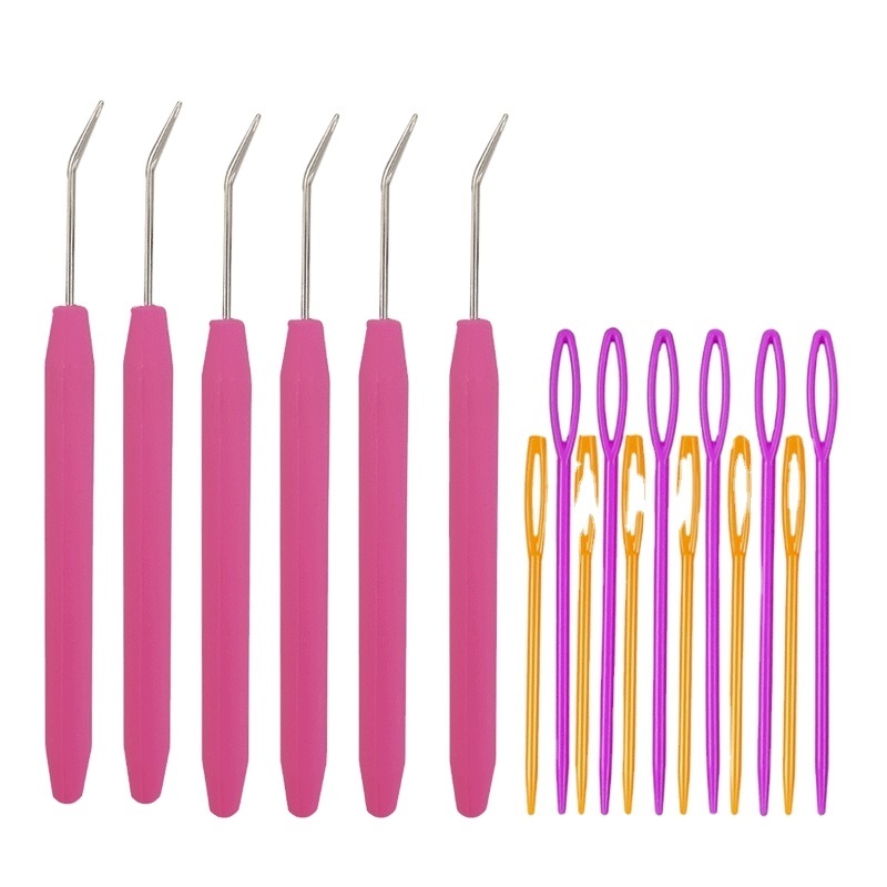 Charmkey Crochet Hooks Sets Cheap Stock Aluminum Knitting Needle For Crochet Hook Manufacture