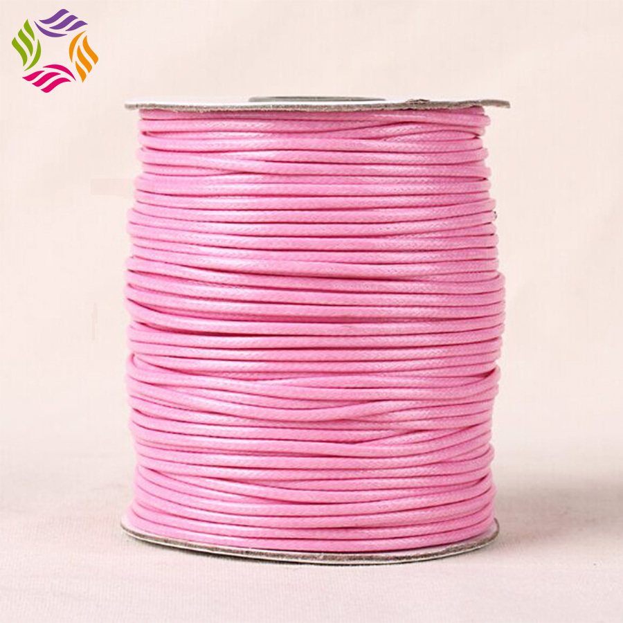 wholesale high quality wax thread 1mm waxed nylon thread sewing waxed thread for crochet