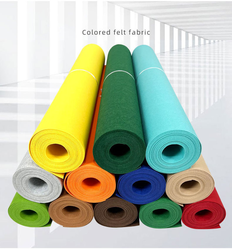 Custom Craft Handmade Lightweight Polyester Cotton Nonwoven Tennis Ball Felt Fabric