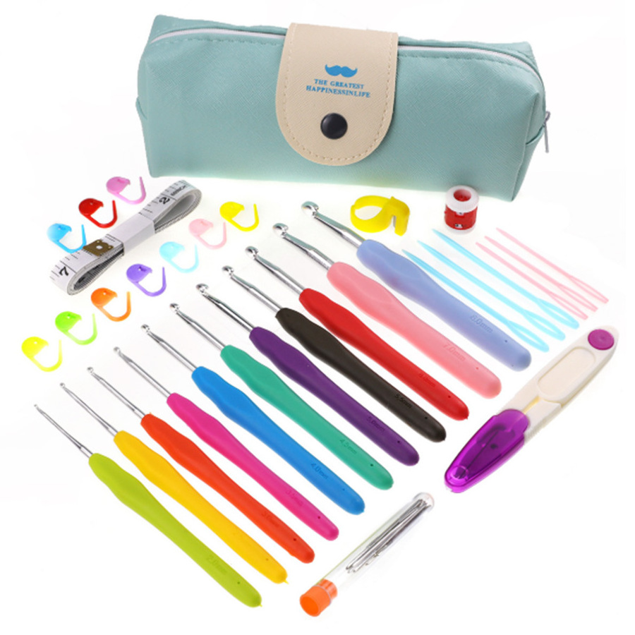 wholesale mini sewing kit crochet hook set fabric sewing kit box for kids