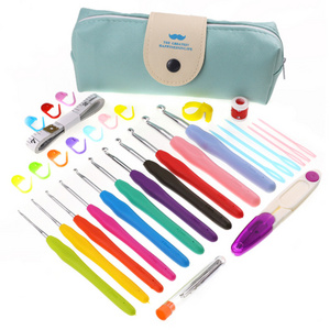 wholesale mini sewing kit crochet hook set fabric sewing kit box for kids