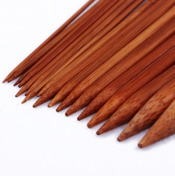 18 Pairs straight Knitting Needles 25cm 36CM Long Bamboo Knitting Needle Set with single point end for hand knitting sweater