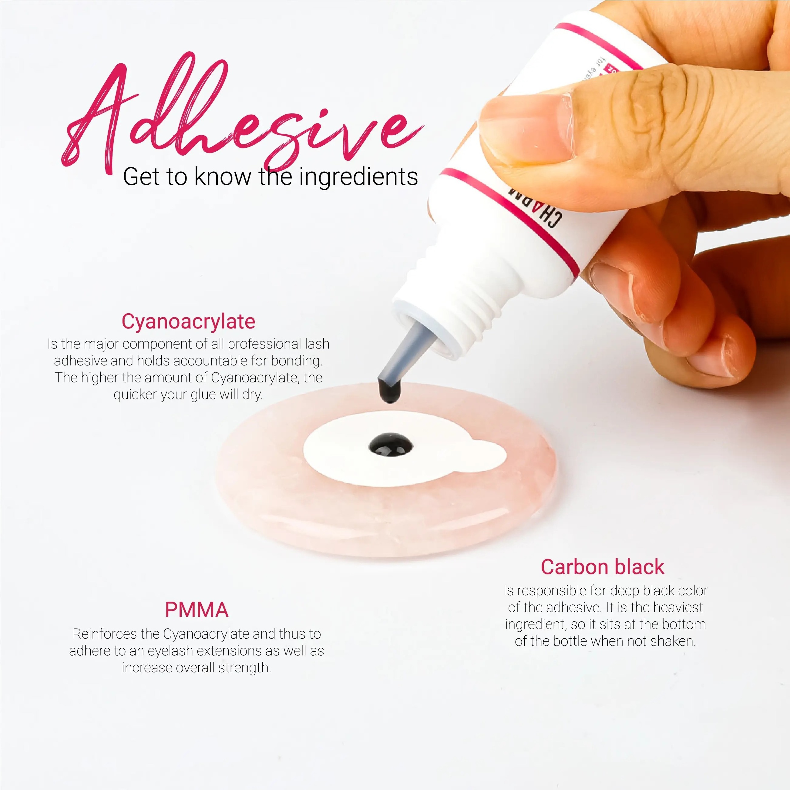 Ultra adhesive precision eyelash extension glue lash adhesive fast drying glue lash wholesale waterproof eyelash extension glue