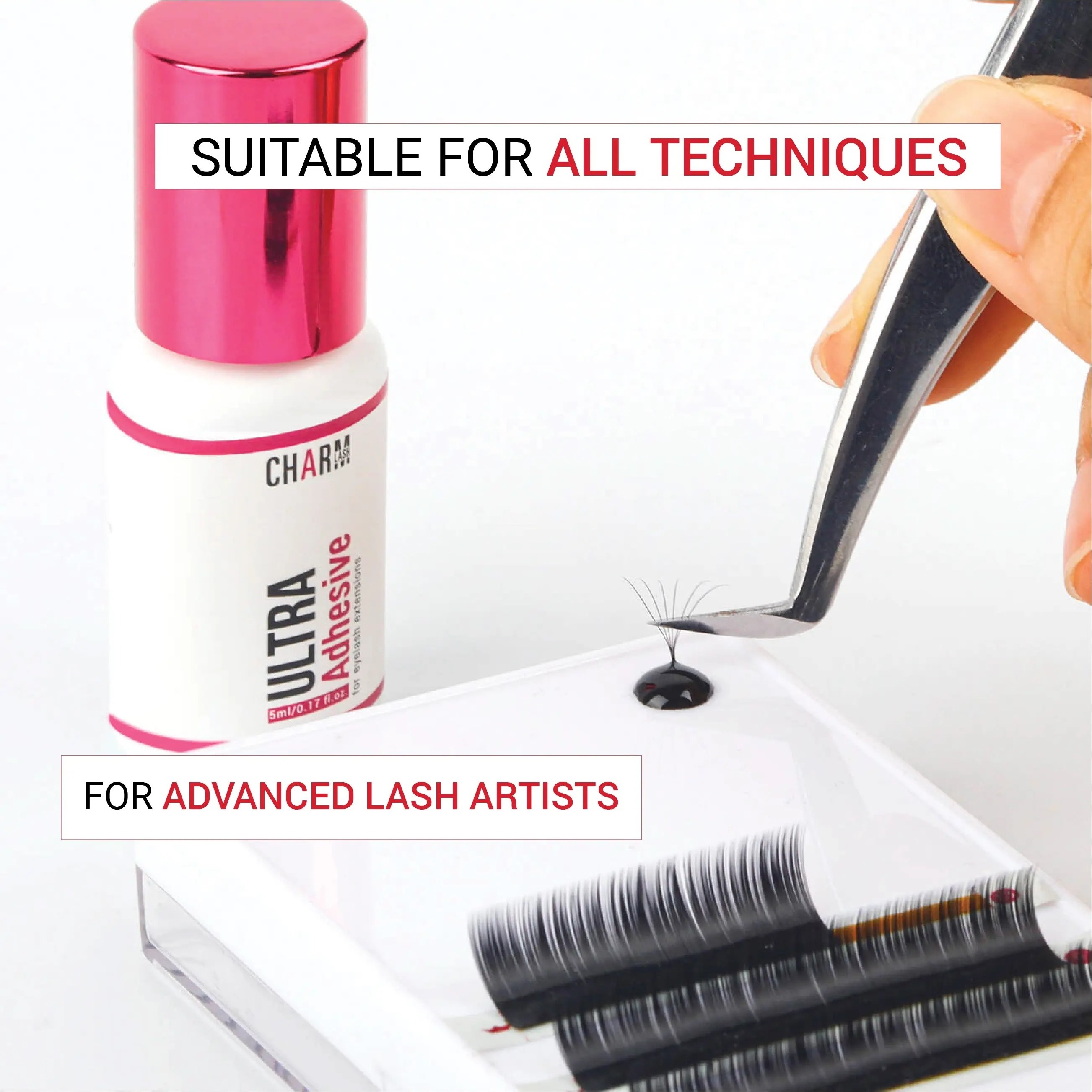 Ultra adhesive precision eyelash extension glue lash adhesive fast drying glue lash wholesale waterproof eyelash extension glue