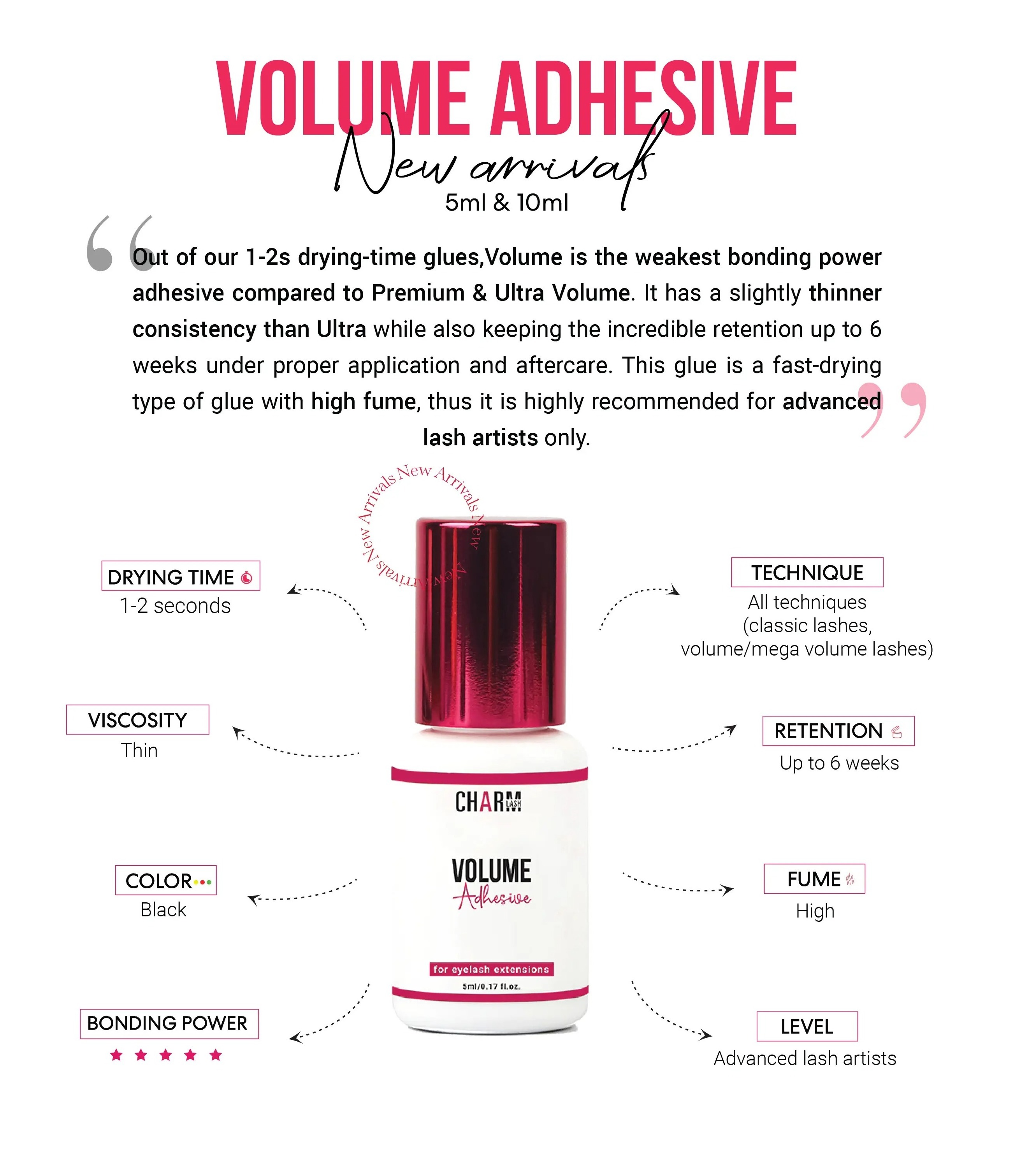 Volume adhesive adhesive lashes waterproof lashes adhesive lash extension glue for eyelashes korea eyelash glue suppliers