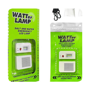 Hot Latest Reused Salt water LED Light And Brine lamp And Emergency Night Light for Camping Outdoor Salt Water Lamp