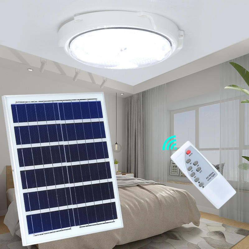 BAHE indoor solar ceiling light Factory direct with remote control solar light lamp for indoor indoor solar light home house