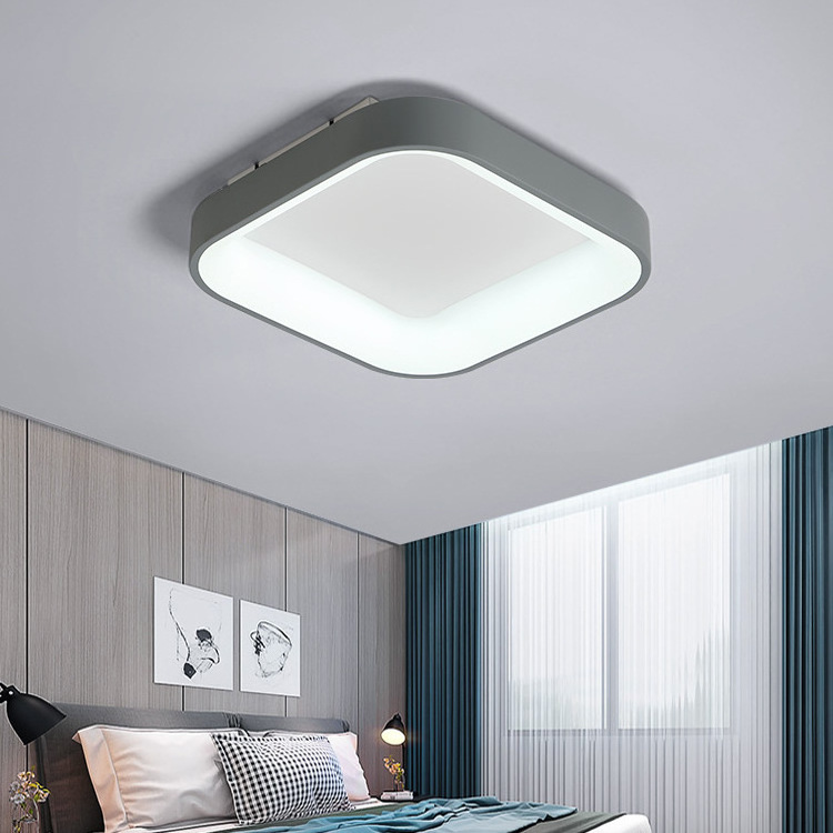 New 5cm Ultra-thin Modern Acrylic Lamp Nordic Flush Mount Lighting Led Ceiling Light for Homes Metal Plastic 90 Surface Mounted