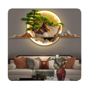 New Modern Picture Wall Light Led Chinese Landscape Mural Sconce Lamp For Home Living Room Study Bedroom Decor 2024